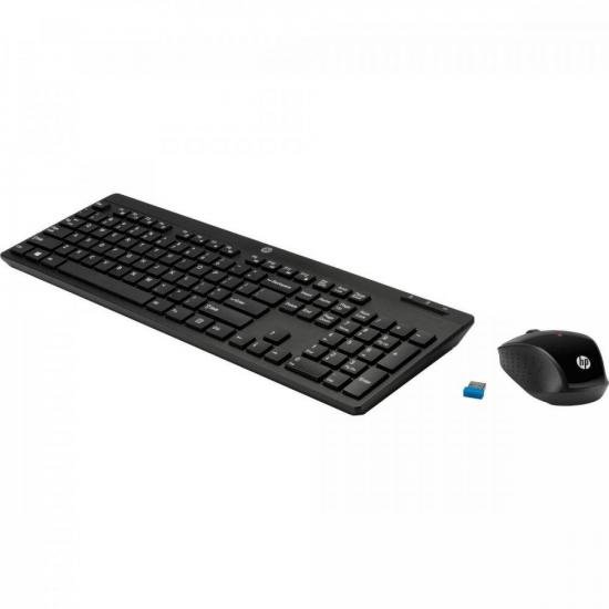 Kit Teclado + Mouse sem Fio C200 Preto HP por 0,00 à vista no boleto/pix ou parcele em até 1x sem juros. Compre na loja Mundomax!