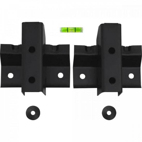 Suporte Para TV Fixo Universal 10 - 85\" SBRUB758 Preto Brasforma por 41,99 à vista no boleto/pix ou parcele em até 1x sem juros. Compre na loja Mundomax!