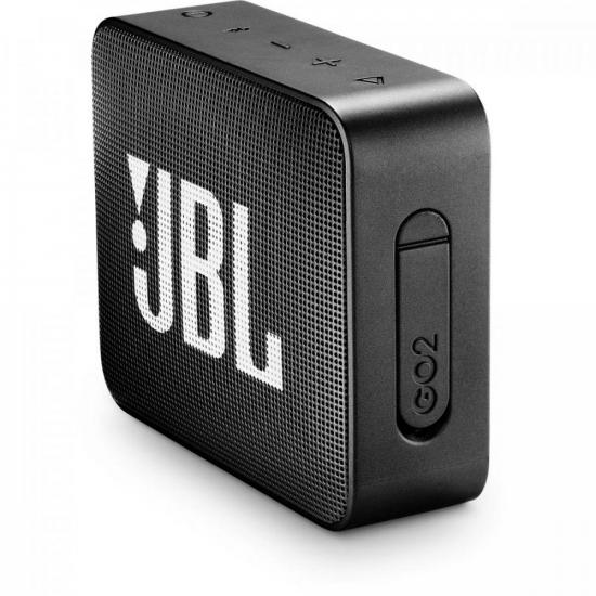 Caixa Multimídia Portátil Bluetooth GO 2 Preta JBL por 244,90 à vista no boleto/pix ou parcele em até 9x sem juros. Compre na loja Mundomax!