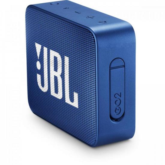 Caixa Multimídia Portátil Bluetooth GO 2 Azul JBL por 244,90 à vista no boleto/pix ou parcele em até 9x sem juros. Compre na loja Mundomax!