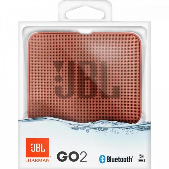 Caixa Multimídia Portátil Bluetooth GO 2 Canela JBL por 273,90 à vista no boleto/pix ou parcele em até 10x sem juros. Compre na loja Mundomax!