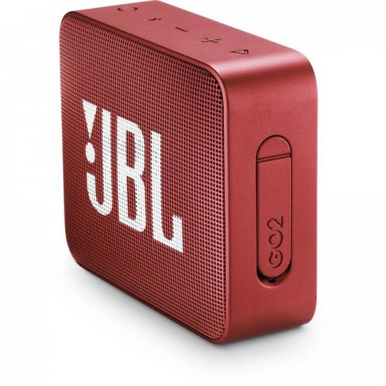 Caixa Multimídia Portátil Bluetooth GO 2 Vermelha JBL por 244,90 à vista no boleto/pix ou parcele em até 9x sem juros. Compre na loja Mundomax!