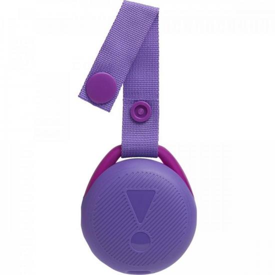 Caixa Multimídia Portátil Bluetooth JR Pop Roxa JBL por 224,90 à vista no boleto/pix ou parcele em até 8x sem juros. Compre na loja Mundomax!