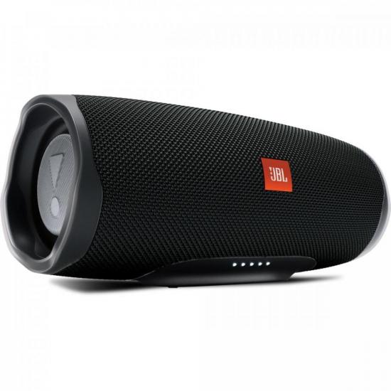 Caixa Multimídia Portátil Bluetooth Charge 4 Preta JBL por 1.266,90 à vista no boleto/pix ou parcele em até 12x sem juros. Compre na loja Mundomax!