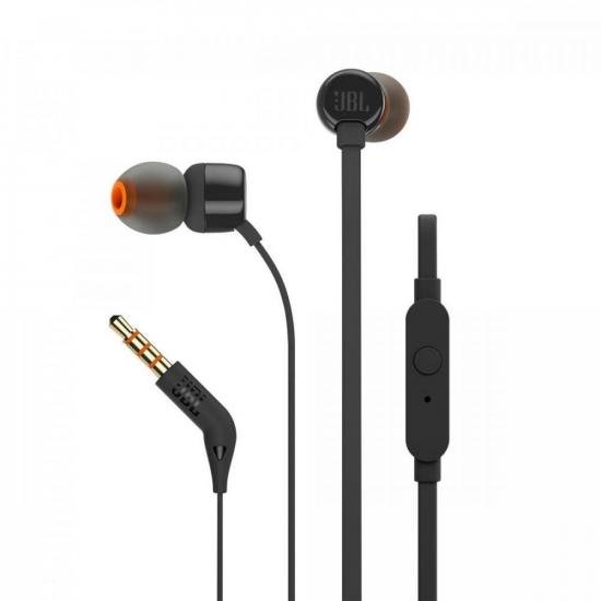 Fone de Ouvido Tune 110 Preto JBL (69848)