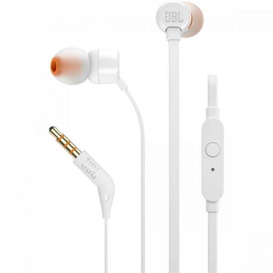 Fone de Ouvido Tune 110 Branco JBL (69849)