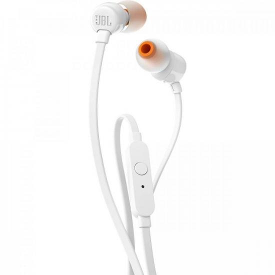 Fone de Ouvido Tune 110 Branco JBL por 104,90 à vista no boleto/pix ou parcele em até 4x sem juros. Compre na loja Mundomax!