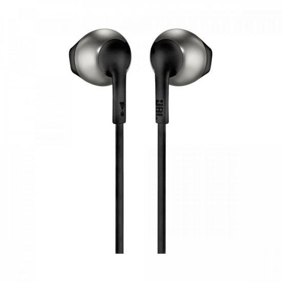 Fone de Ouvido T205 Preto JBL por 144,90 à vista no boleto/pix ou parcele em até 5x sem juros. Compre na loja Mundomax!