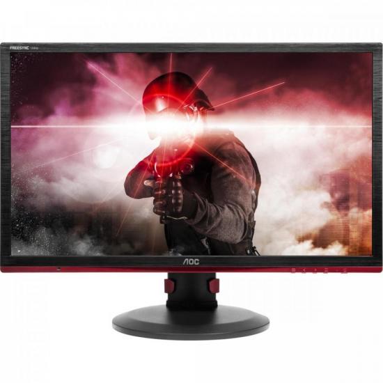 Monitor 24\" LED Full HD Widescreen 144Hz Preto AOC por 0,00 à vista no boleto/pix ou parcele em até 1x sem juros. Compre na loja Mundomax!