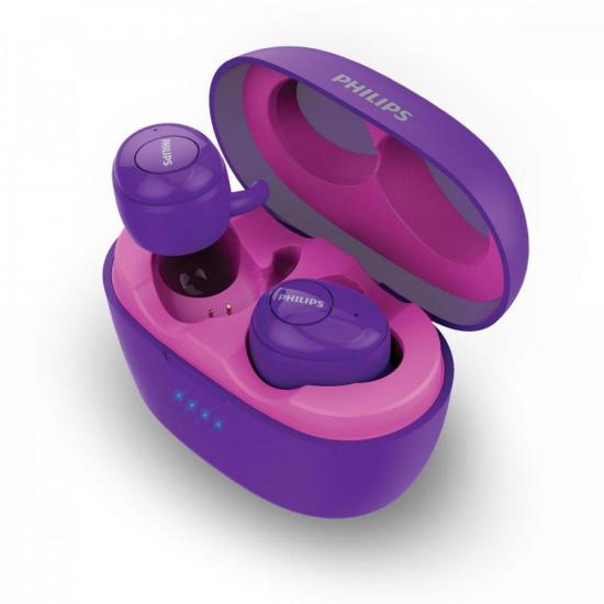 Fone de Ouvido Bluetooth SHB2505PP/00 Roxo PHILIPS por 449,90 à vista no boleto/pix ou parcele em até 10x sem juros. Compre na loja Mundomax!
