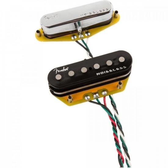 Set de Captadores Gen 4 Noiseless Telecaster FENDER por 1.049,99 à vista no boleto/pix ou parcele em até 12x sem juros. Compre na loja Mundomax!
