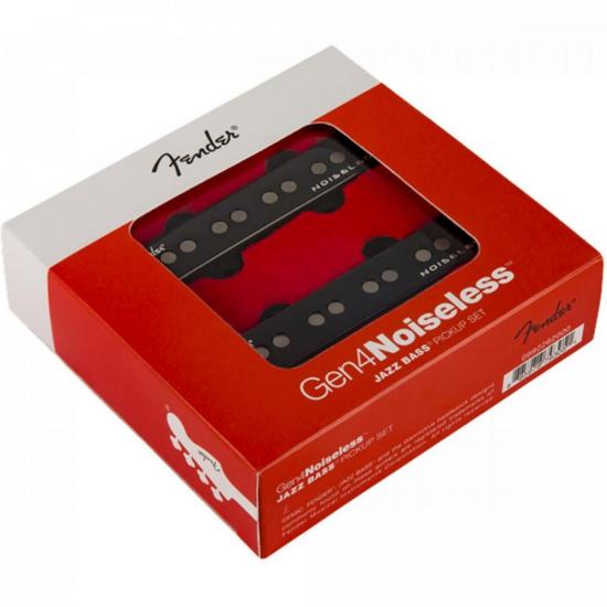 Set de Captadores Gen 4 Noiseless Jazz Bass FENDER por 1.199,99 à vista no boleto/pix ou parcele em até 12x sem juros. Compre na loja Mundomax!