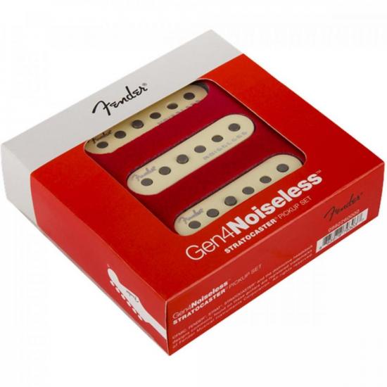 Set de Captadores Gen 4 Noiseless Stratocaster FENDER por 0,00 à vista no boleto/pix ou parcele em até 1x sem juros. Compre na loja Mundomax!