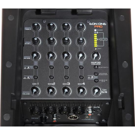 Sistema de Som Ativo EON ONE PRO Preto JBL por 0,00 à vista no boleto/pix ou parcele em até 1x sem juros. Compre na loja Mundomax!