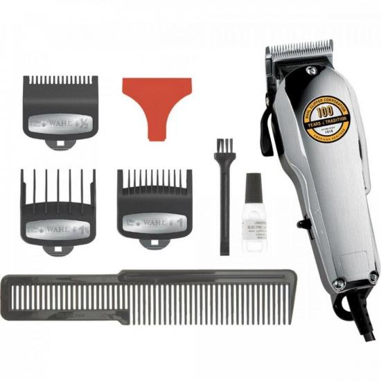 Máquina de Corte Super Taper 100 Cromada 220V WAHL por 408,90 à vista no boleto/pix ou parcele em até 10x sem juros. Compre na loja Mundomax!