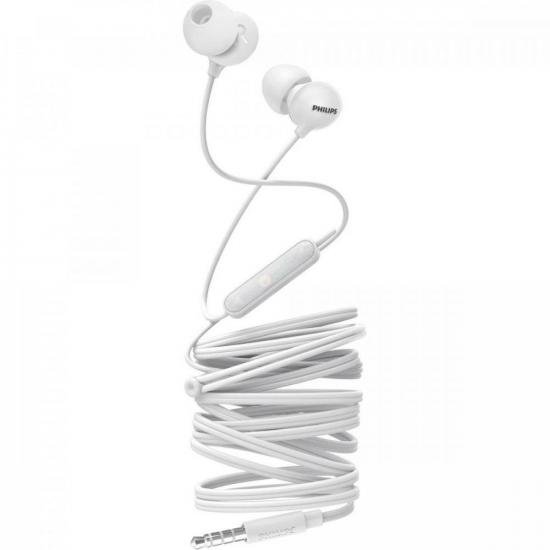Fone de Ouvido SHE2405WT/00 Branco PHILIPS por 0,00 à vista no boleto/pix ou parcele em até 1x sem juros. Compre na loja Mundomax!