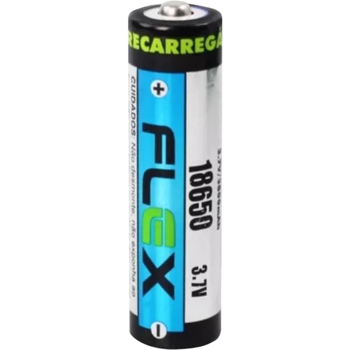 Bateria Recarregável Lithium 3,7V 3800mAh FX-L18650 Flex - Mundomax