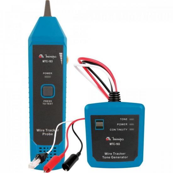 Identificador de Cabos (Zumbidor) Minipa MTC-183 por 308,00 à vista no boleto/pix ou parcele em até 10x sem juros. Compre na loja Mundomax!