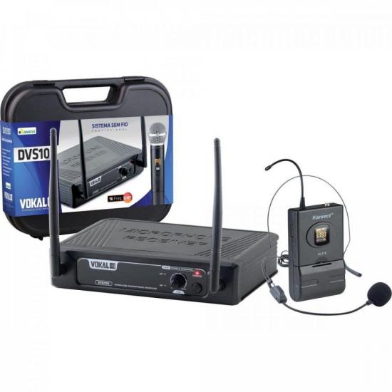 Microfone Sem Fio Headset DVS100SH VOKAL (70141)