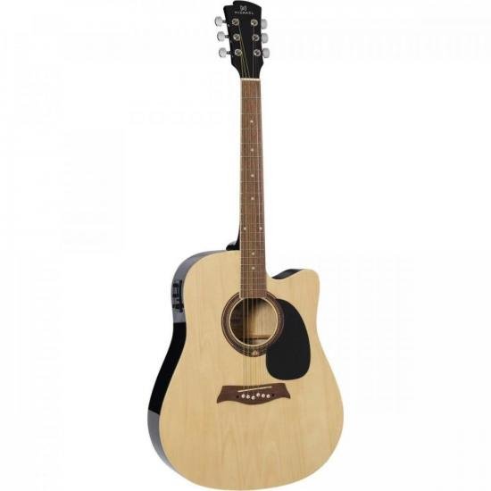Violão Eletroacústico Michael Vm918dtc Aço Fosco Natural por 0,00 à vista no boleto/pix ou parcele em até 1x sem juros. Compre na loja Mundomax!