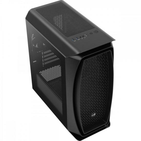Gabinete Gamer Aerocool Aero One Mini Preto Lateral Vidro por 386,99 à vista no boleto/pix ou parcele em até 10x sem juros. Compre na loja Aerocool!