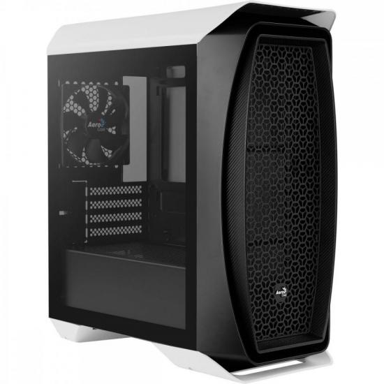 Gabinete Gamer Aerocool Aero One Mini Branco Lateral Vidro por 386,99 à vista no boleto/pix ou parcele em até 10x sem juros. Compre na loja Aerocool!