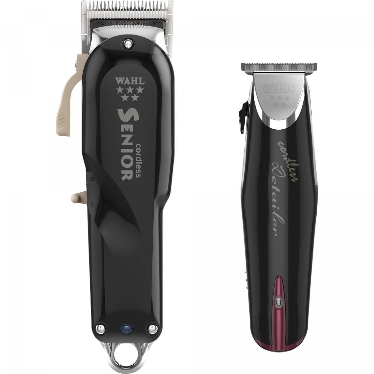 Kit Maquina de Corte Senior + Detailer Preto WAHL - Mundomax