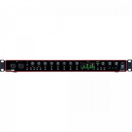 Interface de Áudio Scarlet 18i20 FOCUSRITE por 6.451,90 à vista no boleto/pix ou parcele em até 12x sem juros. Compre na loja Mundomax!
