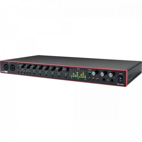 Interface de Áudio Scarlet 18i20 FOCUSRITE por 6.451,90 à vista no boleto/pix ou parcele em até 12x sem juros. Compre na loja Mundomax!