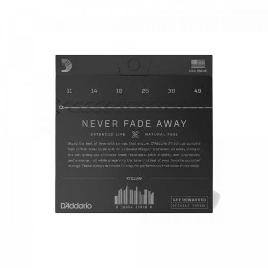 Encordoamento Guitarra Revestido .011-.049 XT Nickel XTE1149 D\