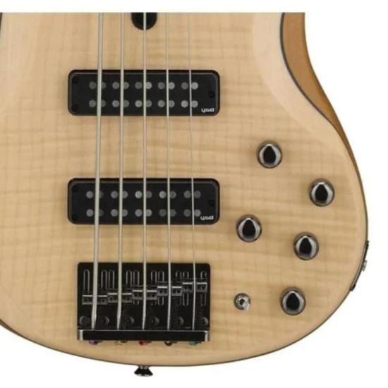 Contrabaixo Yamaha TRBX605 Ativo 5 Cordas Natural Satin por 5.834,00 à vista no boleto/pix ou parcele em até 12x sem juros. Compre na loja Mundomax!