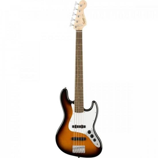Contrabaixo SQUIER 5 Cordas Affinity J Bass Brown Sunburst por 0,00 à vista no boleto/pix ou parcele em até 1x sem juros. Compre na loja Mundomax!