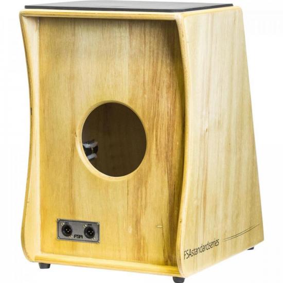Cajon Captação Dupla Standard FS2509 Natural FSA por 0,00 à vista no boleto/pix ou parcele em até 1x sem juros. Compre na loja Mundomax!