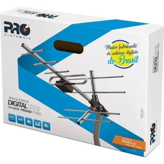 Kit Antena Digital UHF PROHD1110/02 ProEletronic por 89,99 à vista no boleto/pix ou parcele em até 3x sem juros. Compre na loja Mundomax!