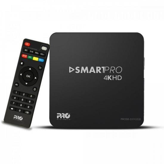 Smart TV Box Android 2GB PROELETRONIC por 0,00 à vista no boleto/pix ou parcele em até 1x sem juros. Compre na loja Mundomax!