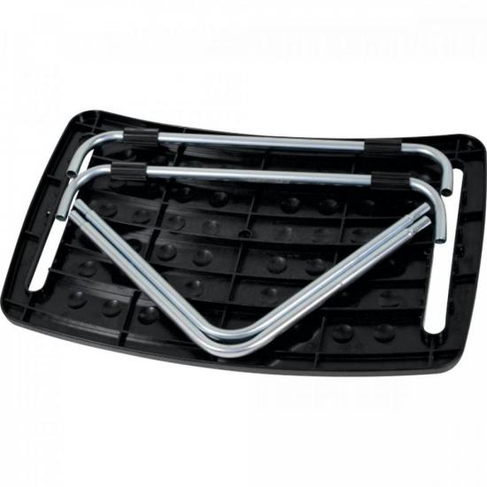 Apoio de Pés ABS Zincado Preto Multivisão por 79,99 à vista no boleto/pix ou parcele em até 3x sem juros. Compre na loja Mundomax!