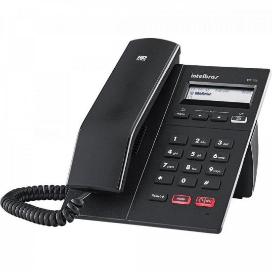 Telefone Ip TIP 125i Preto INTELBRAS por 399,99 à vista no boleto/pix ou parcele em até 10x sem juros. Compre na loja Mundomax!