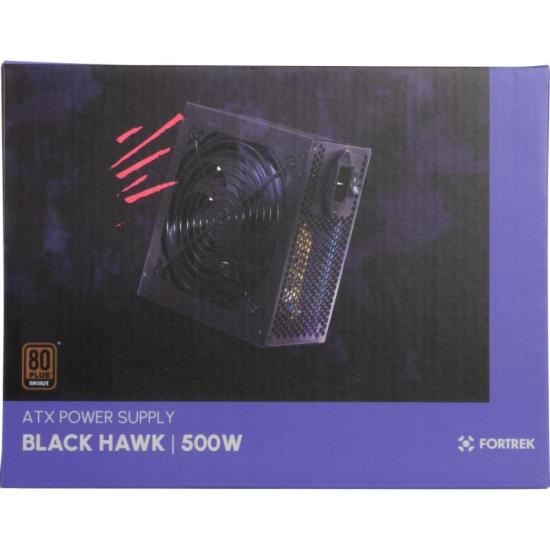Fonte Gamer ATX Fortrek Black Hawk 500W 80 Plus Bronze PFC Ativo por 279,46 à vista no boleto/pix ou parcele em até 10x sem juros. Compre na loja Fortrek!