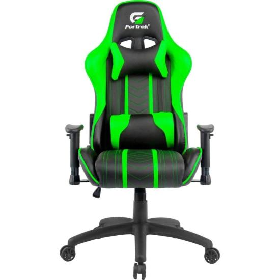 Cadeira Gamer Fortrek Black Hawk Preta/Verde por 1.344,99 à vista no boleto/pix ou parcele em até 12x sem juros. Compre na loja Mundomax!