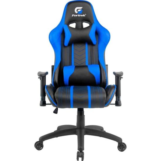 Cadeira Gamer Fortrek Black Hawk Preta/Azul por 1.396,99 à vista no boleto/pix ou parcele em até 12x sem juros. Compre na loja Mundomax!