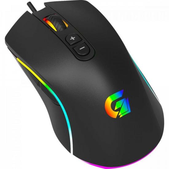 Mouse Gamer Fortrek Cruiser 10000 Dpi RGB Preto por 136,87 à vista no boleto/pix ou parcele em até 5x sem juros. Compre na loja Mundomax!