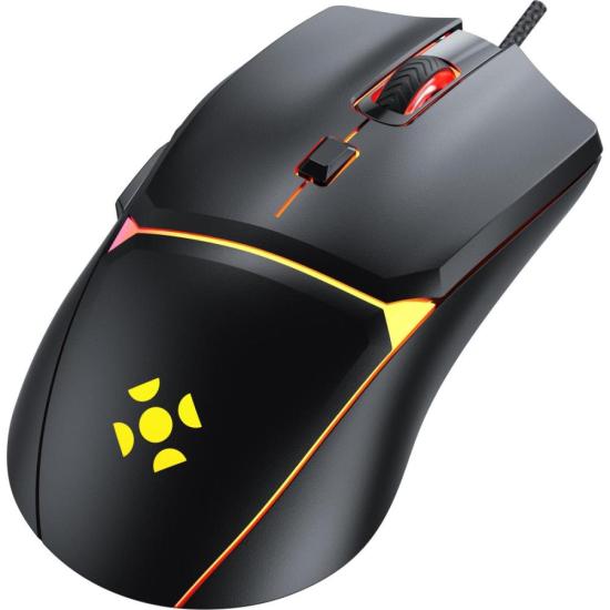 Mouse Gamer Fortrek Crusader 12800Dpi Preto por 78,39 à vista no boleto/pix ou parcele em até 3x sem juros. Compre na loja Fortrek!