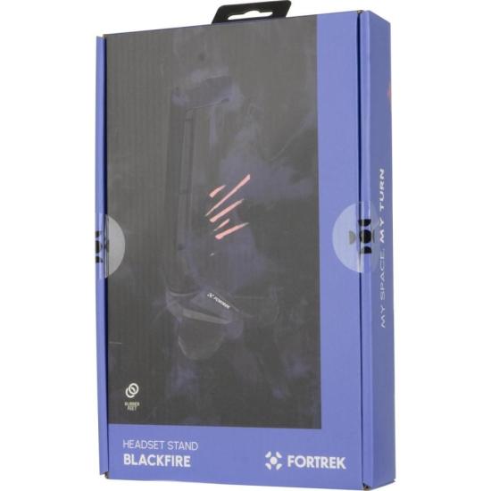 Suporte Para Headset Fortrek Blackfire Preto por 59,03 à vista no boleto/pix ou parcele em até 2x sem juros. Compre na loja Fortrek!