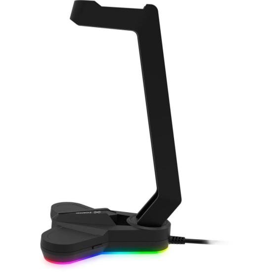 Suporte Para Headset Fortrek Vickers RGB Preto por 92,99 à vista no boleto/pix ou parcele em até 3x sem juros. Compre na loja Mundomax!