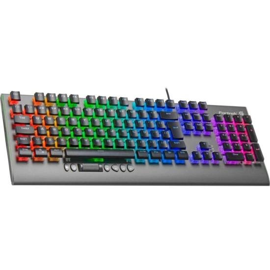 Teclado Gamer Mecânico Fortrek Cruiser Dark Grey RGB por 199,99 à vista no boleto/pix ou parcele em até 7x sem juros. Compre na loja Mundomax!