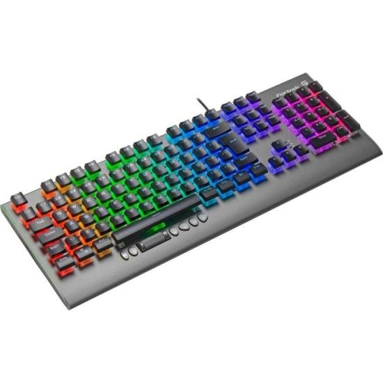 Teclado Gamer Mecânico Fortrek Cruiser Dark Grey RGB por 199,99 à vista no boleto/pix ou parcele em até 7x sem juros. Compre na loja Mundomax!