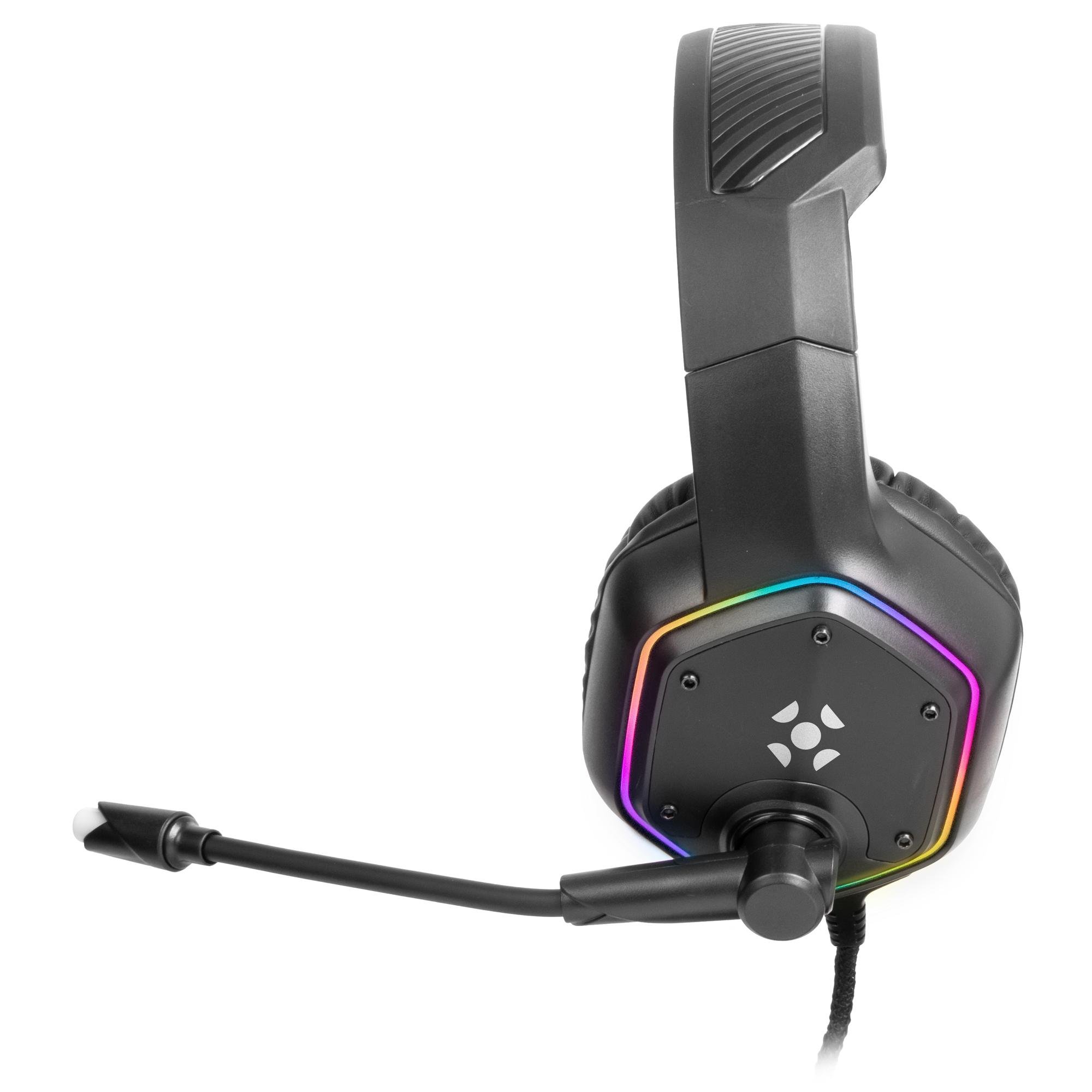 Headset Gamer Fortrek Holt P2 Usb Rgb Preto Fortrek