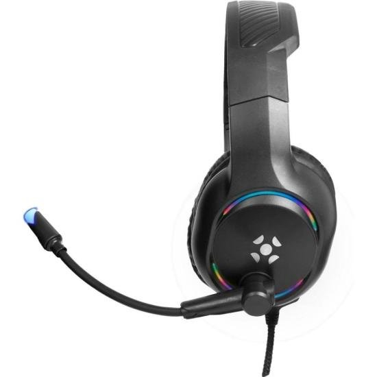 Headset Gamer Fortrek Holt P2 + USB RGB Preto por 128,92 à vista no boleto/pix ou parcele em até 5x sem juros. Compre na loja Fortrek!
