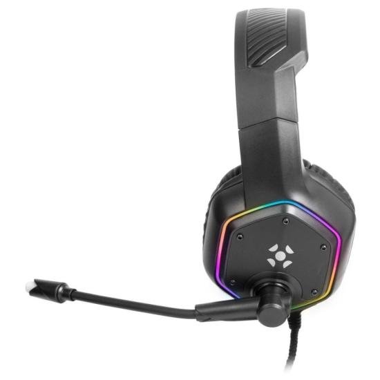 Headset Gamer Fortrek Holt P2 + USB RGB Preto por 128,92 à vista no boleto/pix ou parcele em até 5x sem juros. Compre na loja Fortrek!