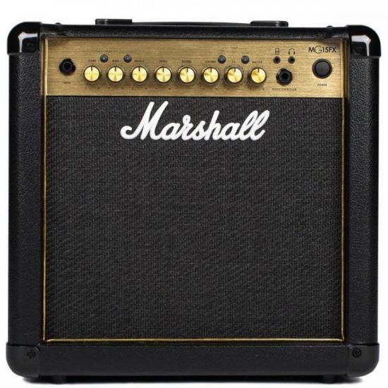 Amplificador para Guitarra 15W MG15GFX Gold MARSHALL (70559)
